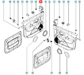Lodgy Yan Ayna İç Plastiği Şema